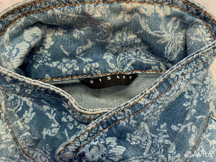 Джинсовая жилетка для девочки sisley (оригинал)