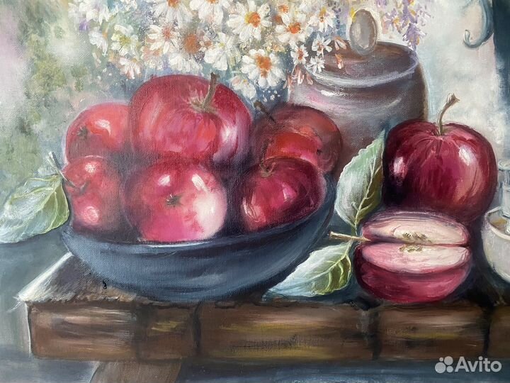 Картина маслом на холсте натюрморт