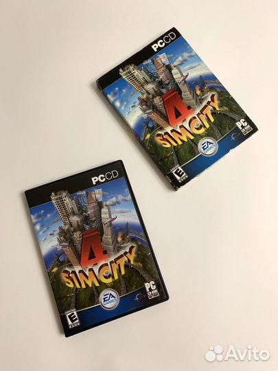 SimCity 4 DVD-box зарубежная лицензия 139