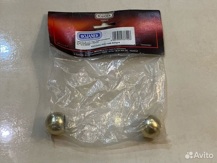 Наконечники для карниза новые цена за пару