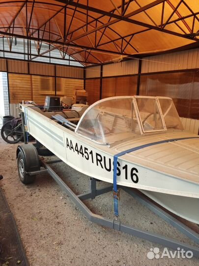 Лодка Воронеж+мотор+прицеп