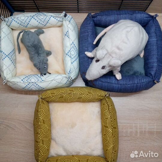 Гамаки и лежанки для грызунов