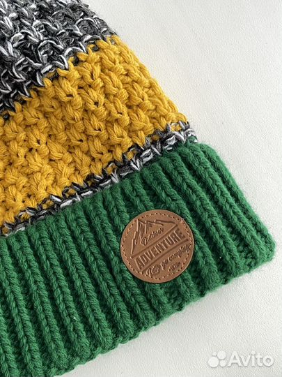Шарф и шапка на мальчика 7-9 лет, новая