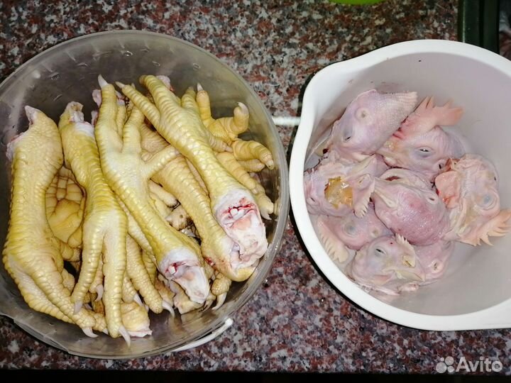 Куриные ноги, головы,каркасы
