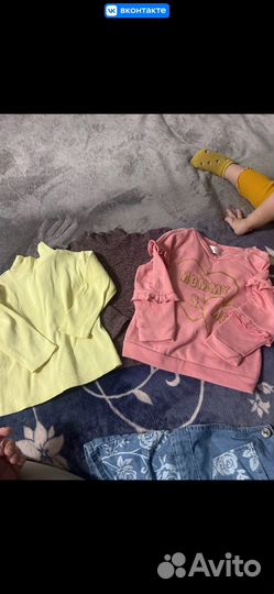 Пакет вещей на девочку 86-92 размер