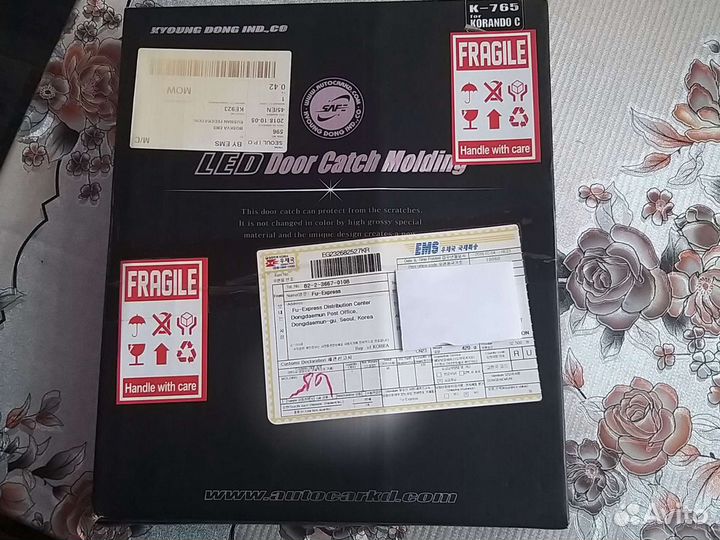 Накладки на ручки с лед подсветкой SsangyongActyon