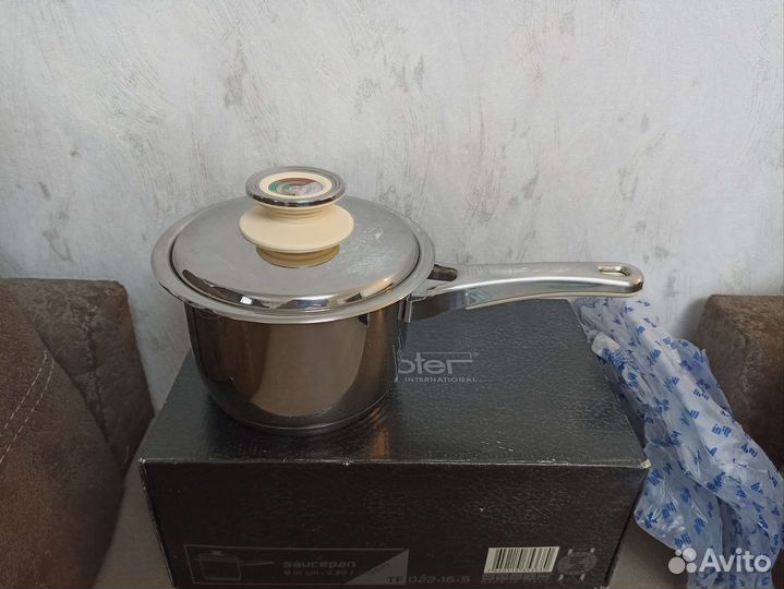Новая кастрюля Zepter 1,3л d16 все виды плит