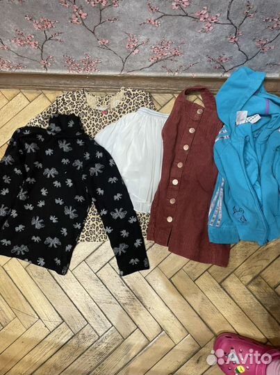 Пакет вещей для девочки на рост 104 110