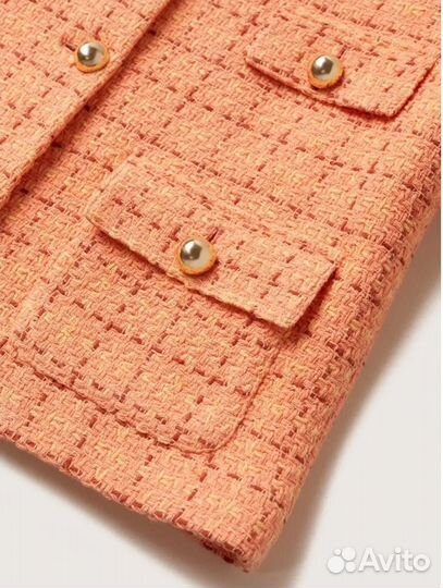 Твидовый жакет mango