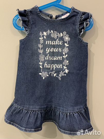 Джинсовые платья для девочки