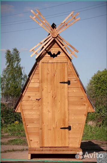 Дачный туалет с установкой