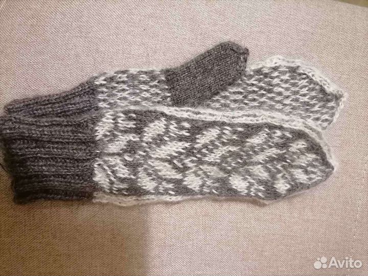 Варежки пуховые