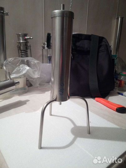 Угольная колонна нержавеющая