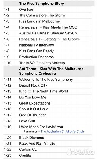 Kiss - Symphony 2DVD Rus
