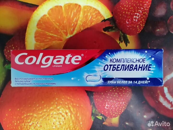 Зубная паста Колгейт комплексное отбеливание