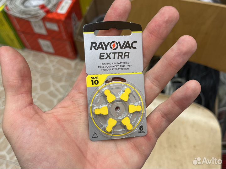 Батарейки для слуховых аппаратов Rayovac 10 BL-6