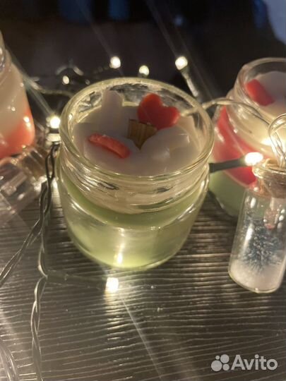 Десертные свечи ручной работы