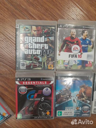 Игры 9 штук для приставок ps3 super slim