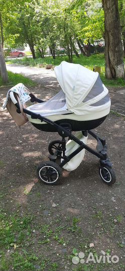 Коляска 2 в 1 эко кожа