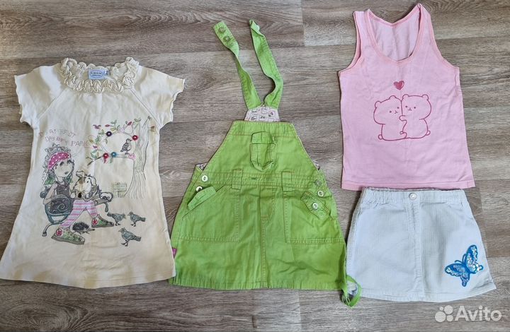 Вещи пакетом одежда для девочки 98-104р