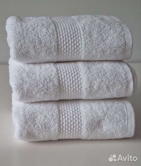 Полотенце белое для барбершопов салонов красоты