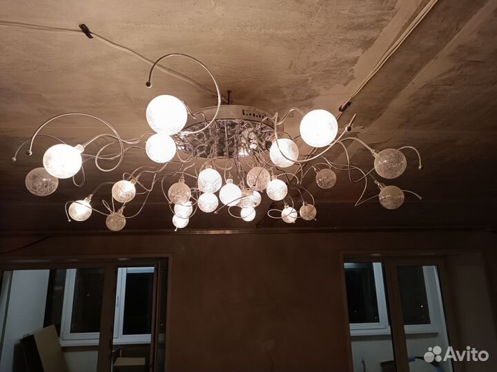 Люстра потолочная бу
