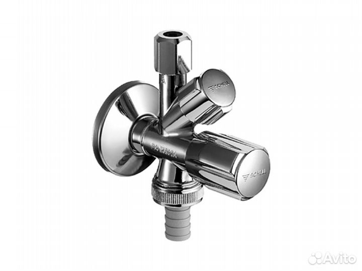 Вентиль угловой, Schell, Comfort, хром
