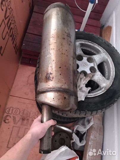 Банка глушителя Kia rio 3, Hyundai