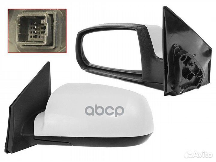 Зеркало KIA RIO 05-09 LH электрическое, 3 конта