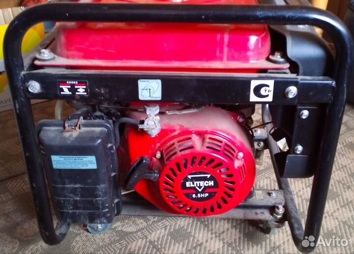 Генератор бензиновый elitech