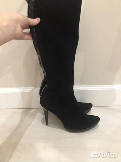 Сапоги женские натуральная замша 39 размер