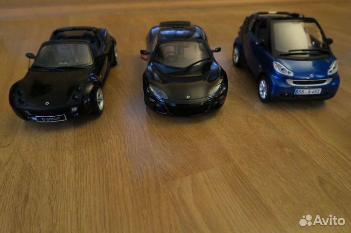 Модели 1:18 Smart Lotus kyosho AutoArt minichamps