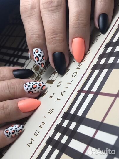 Маникюр Наращивание ногтей, покрытие гель-лаком