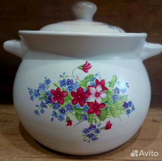 Кастрюля керамическая