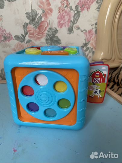 Кубики развивающие baby GO и fisher price