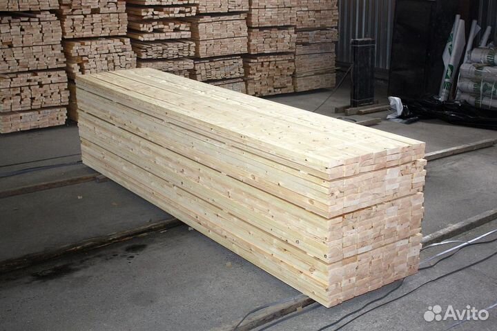 Доска обрезная, камерной сушки 25*100*6000