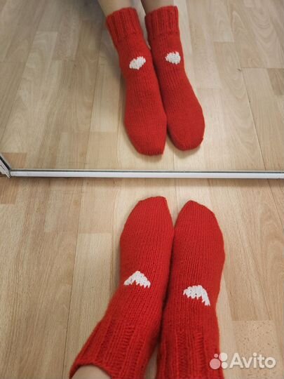 Носки. Шерстяные вязанные носки