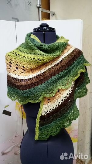 Платок ручной работы