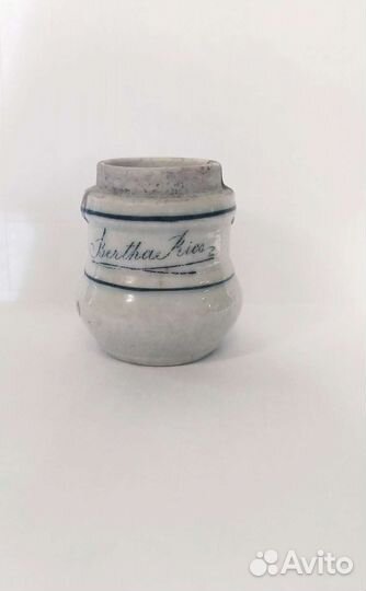 Старинная чернильница Bertha ries 1870-90 годов