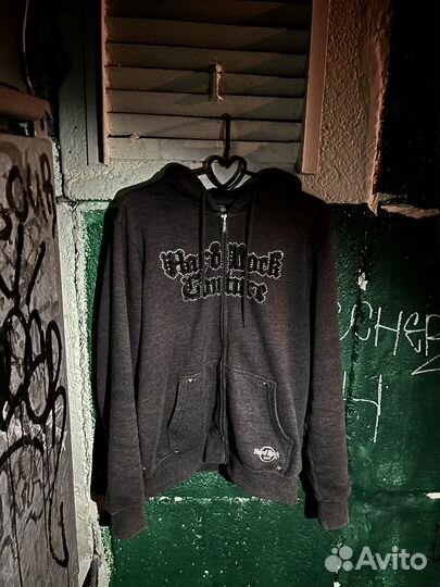Hard rock cafe zip hoodie archive y2k