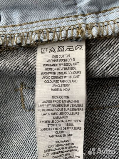 Джинсы fcuk w36 L 32 прямые