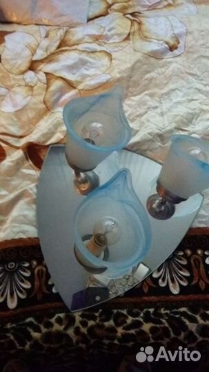 Люстра зеркальная