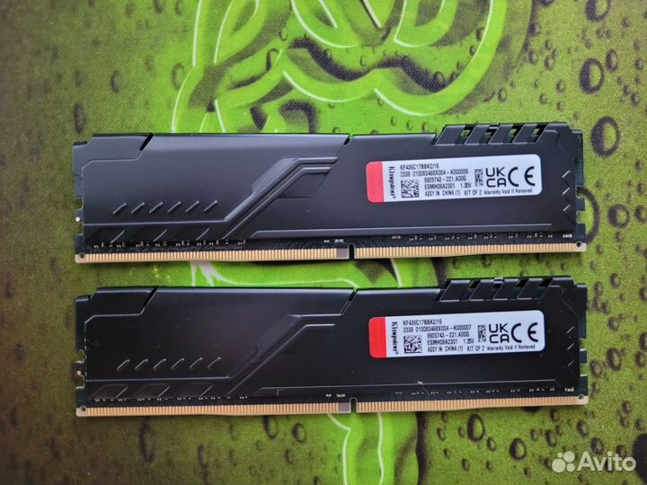 Оперативная память Kingston DDR4 16Gb 3600mhz