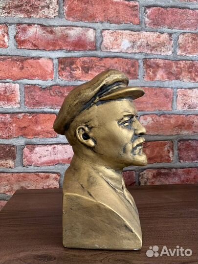 Гипсовая статуэтка бюст Ленина