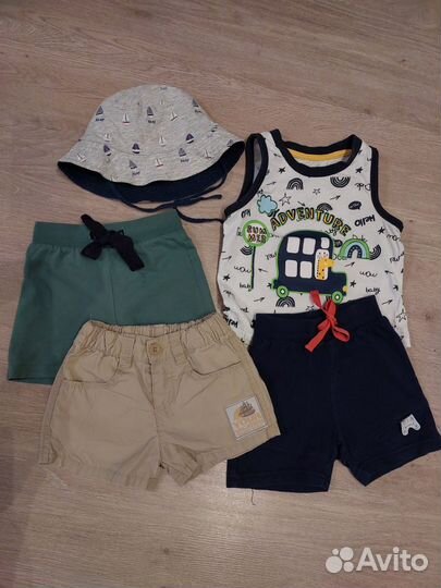 Шорты,майка,панама