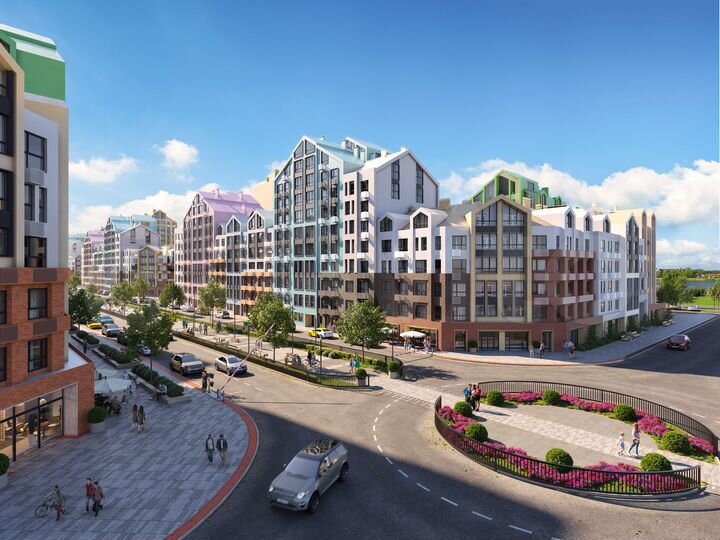 2-к. квартира, 69,8 м², 1/13 эт.