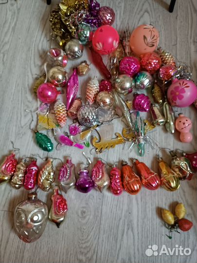 Елочные игрушки СССР
