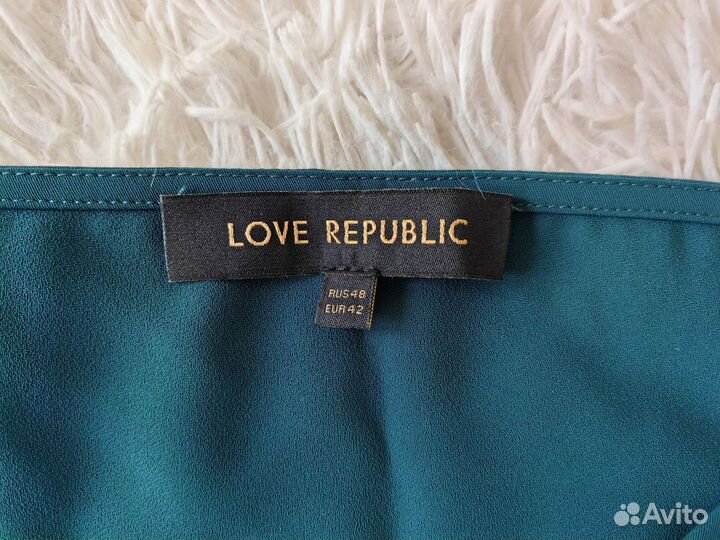 Топ на бретелях Love republic 48 зеленый