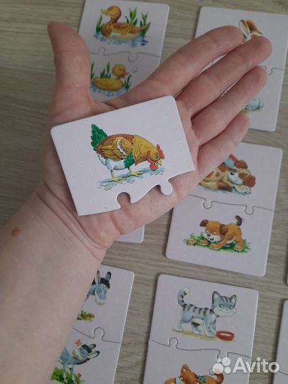 Пазлы Castorland обучающие алфавит и животные