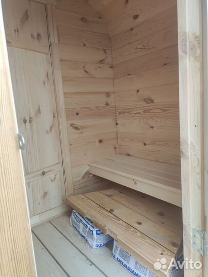 Баня бочка квадро